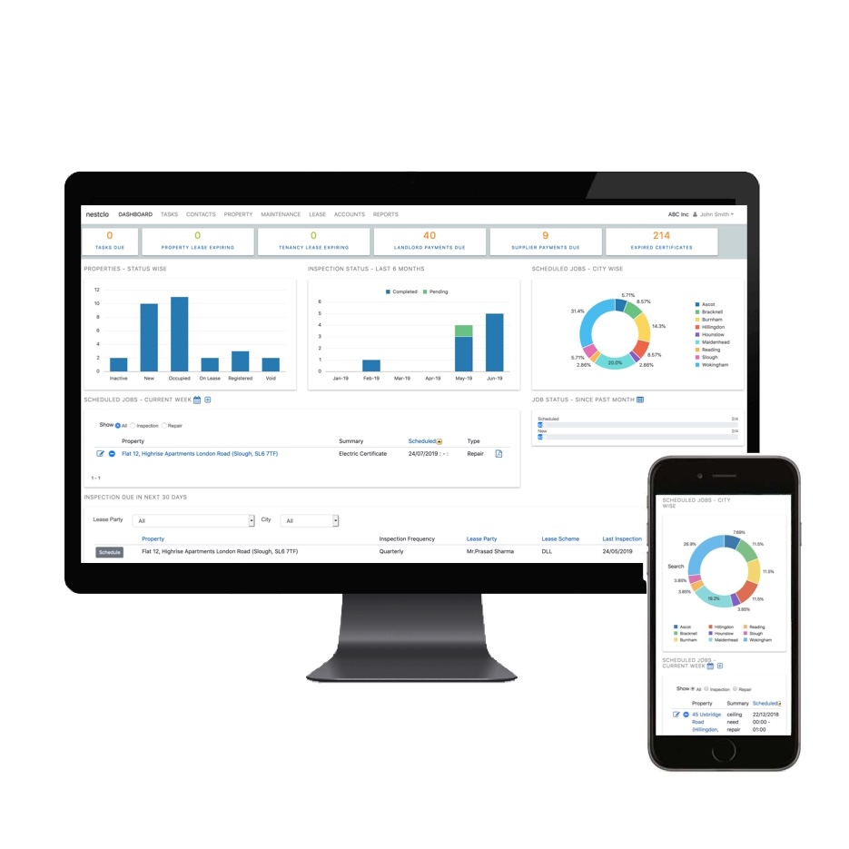 nestclo dashboard